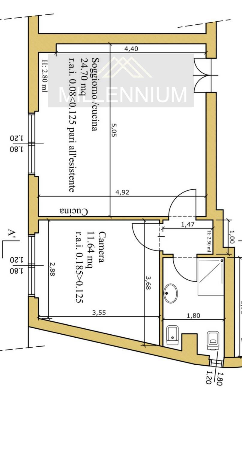Bilocale ristrutturato a Arona