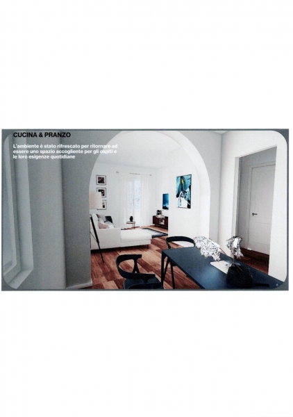 Trilocale con terrazzo a Borno