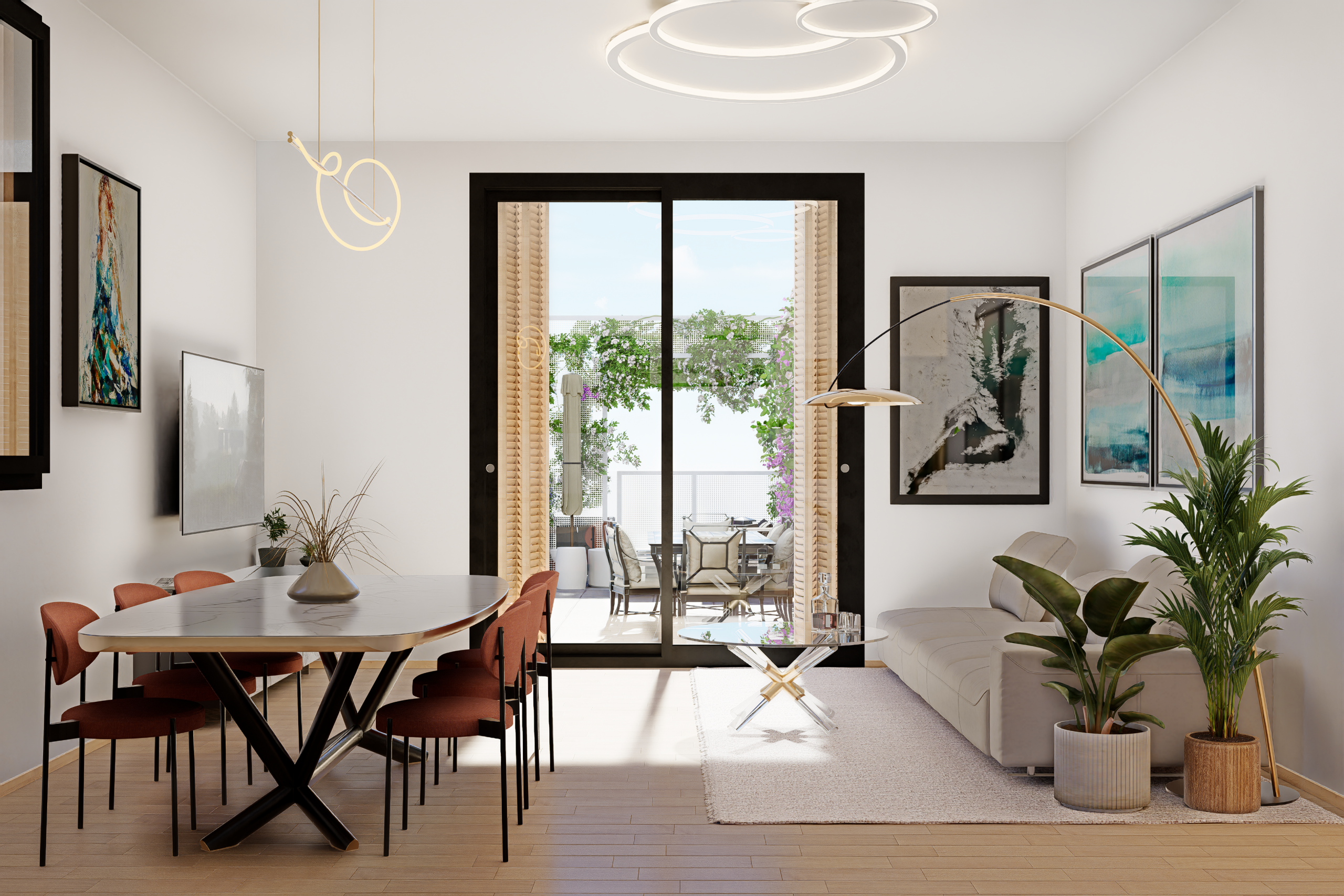 Attico con giardino a Laigueglia