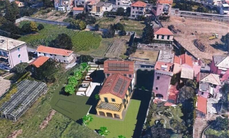 Trilocale con giardino a Albisola Superiore