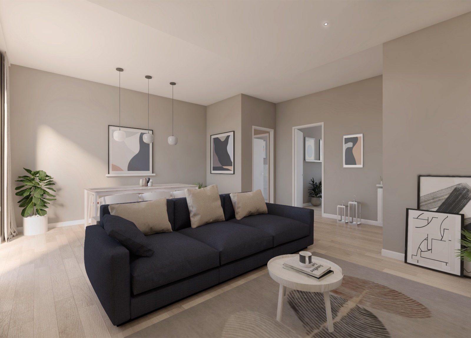 Trilocale con terrazzo a Loano