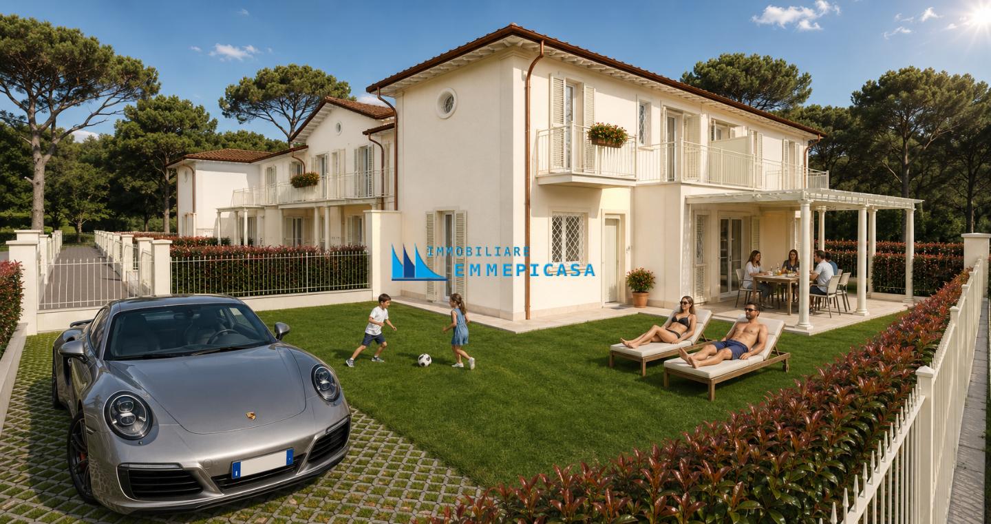 Villa con giardino, Montignoso cinquale