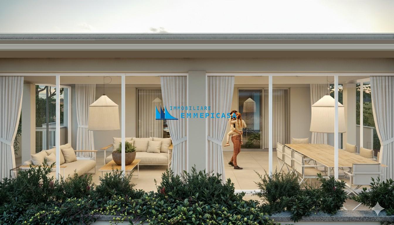 Attico con terrazzo, Massa marina di