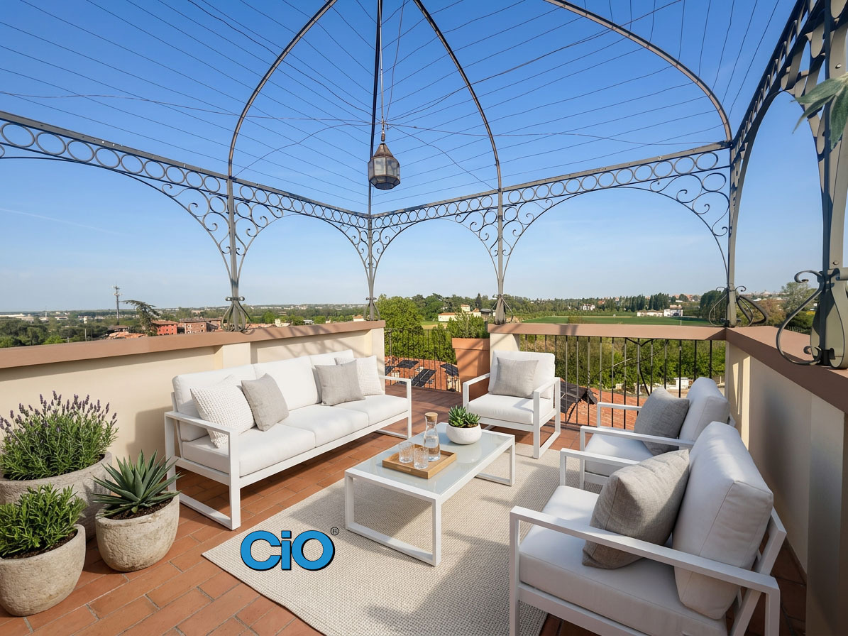 Attico con giardino a Bologna