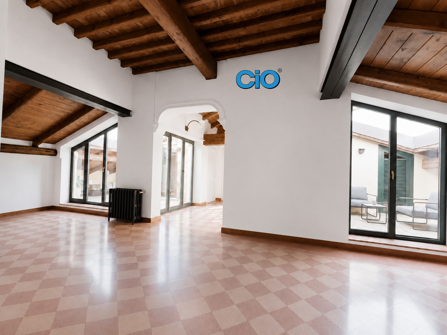 Attico con giardino a Bologna