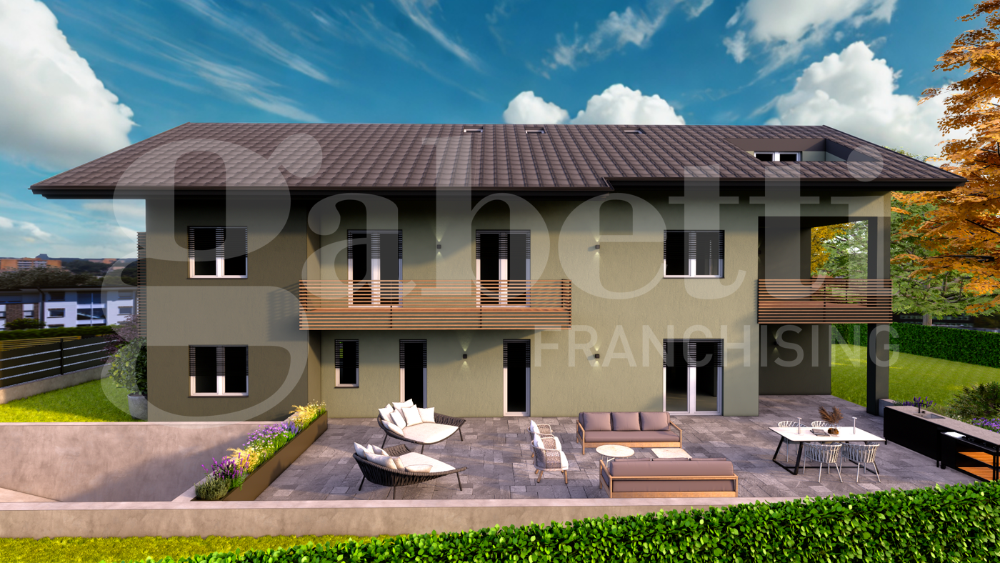 Quadrilocale con giardino a Pinerolo