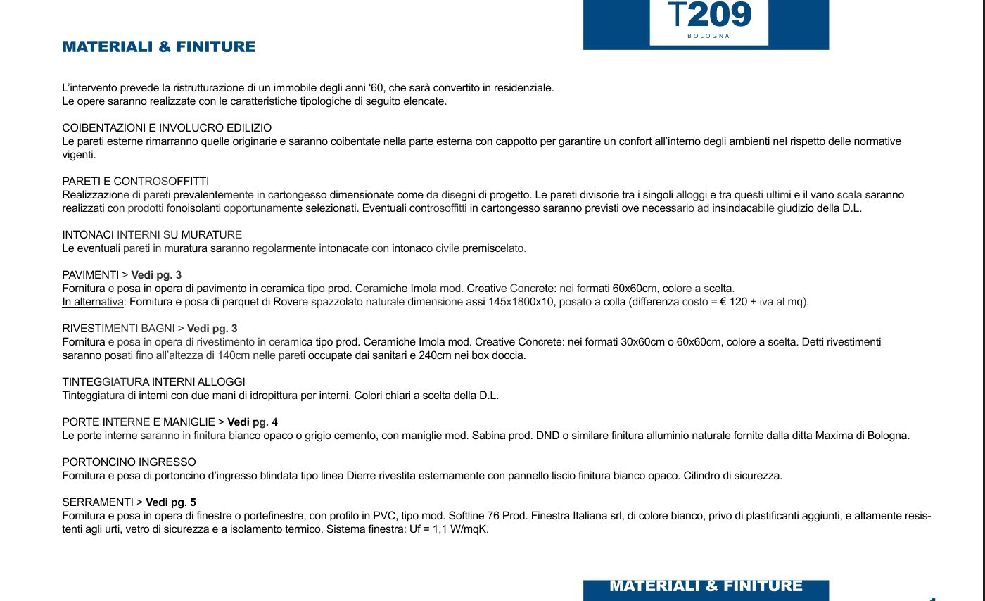 Trilocale nuovo a Bologna