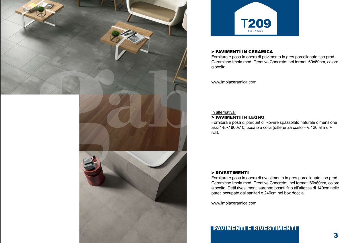 Trilocale nuovo a Bologna