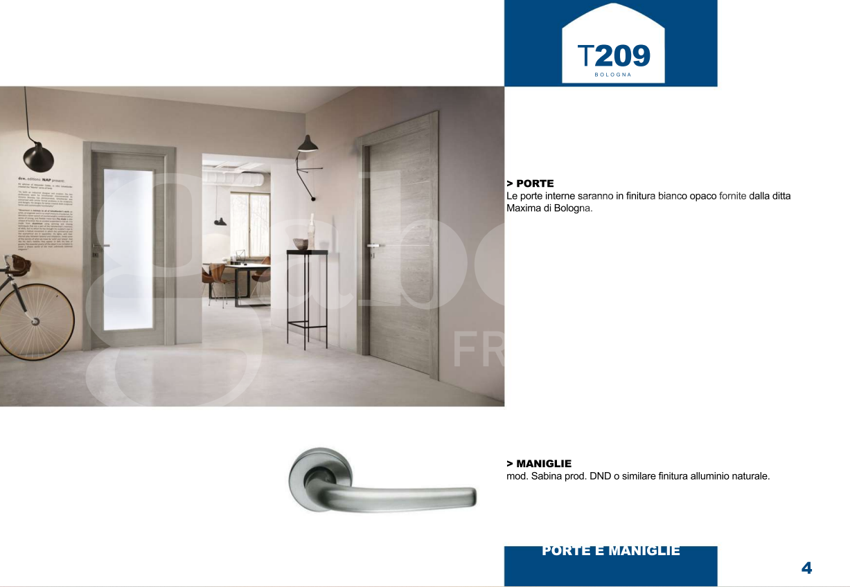 Trilocale nuovo a Bologna