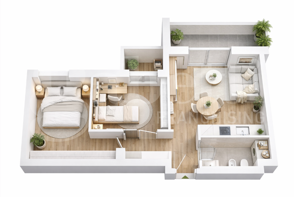 Trilocale ristrutturato a Bologna