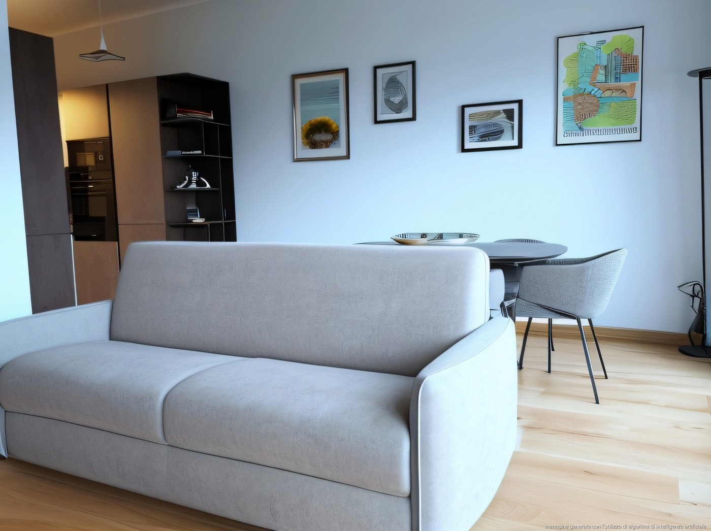 Trilocale arredato in affitto a Rapallo