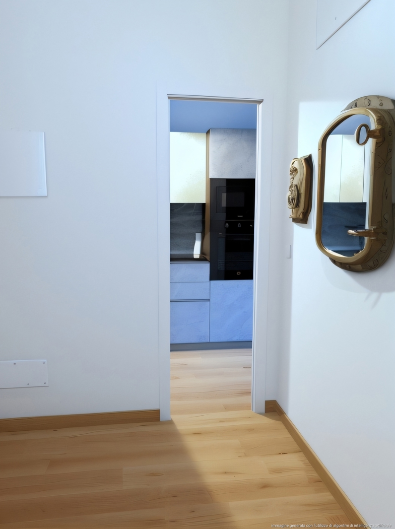 Trilocale arredato in affitto a Rapallo