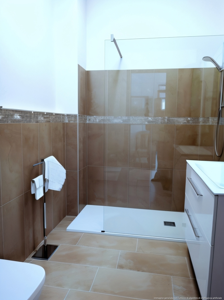 Trilocale arredato in affitto a Rapallo