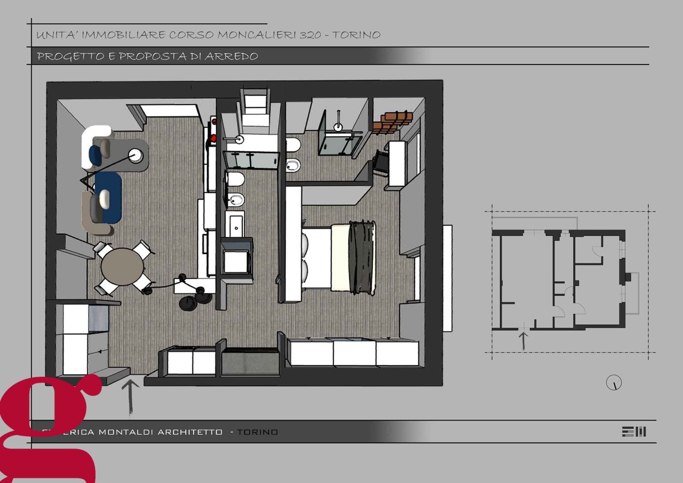 Bilocale ristrutturato a Torino