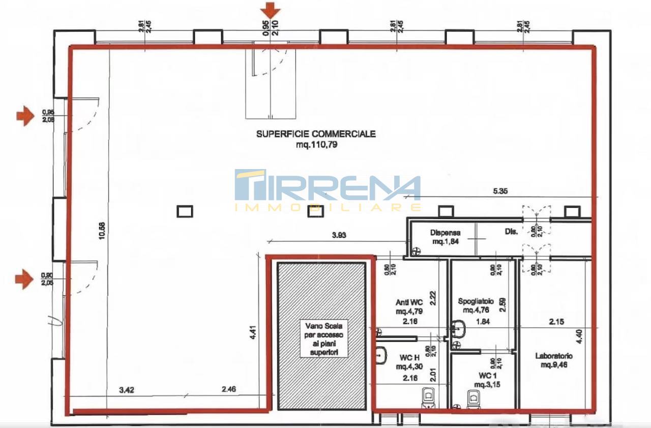 Fondo commerciale in vendita a Pisa, Putignano