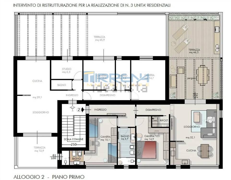 Appartamento Indipendente in vendita a Cascina, Cascina