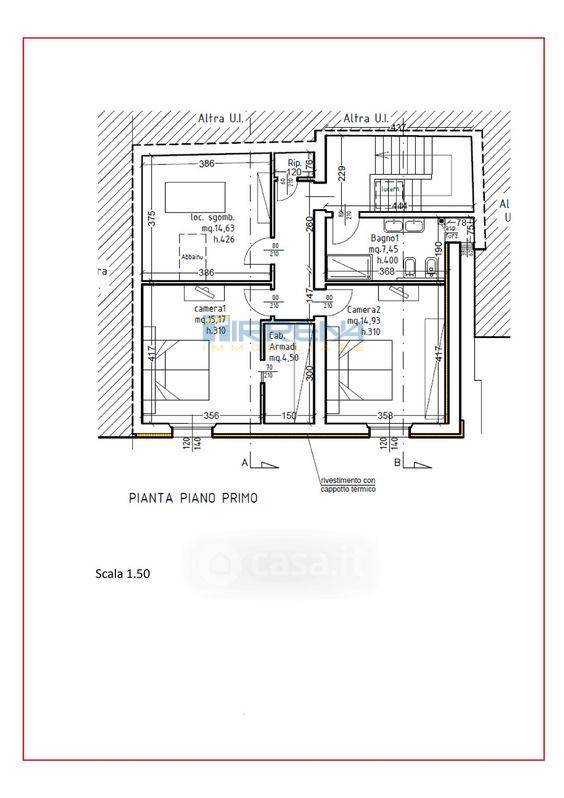 Terratetto centrale in vendita a Cascina, San Prospero