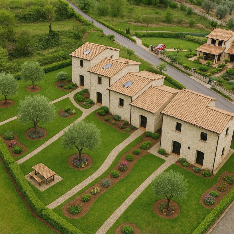 Villa con giardino a Avigliano Umbro