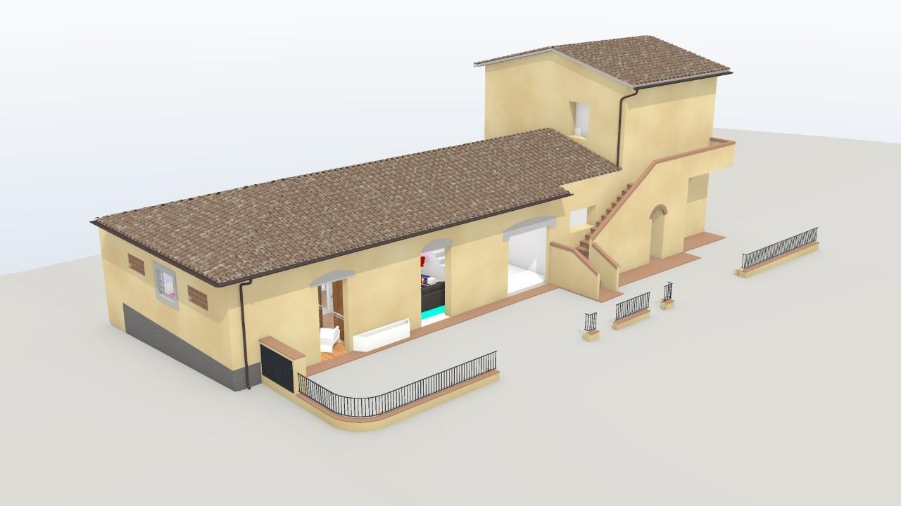 Rustico con giardino, Poggibonsi lecchi di staggia