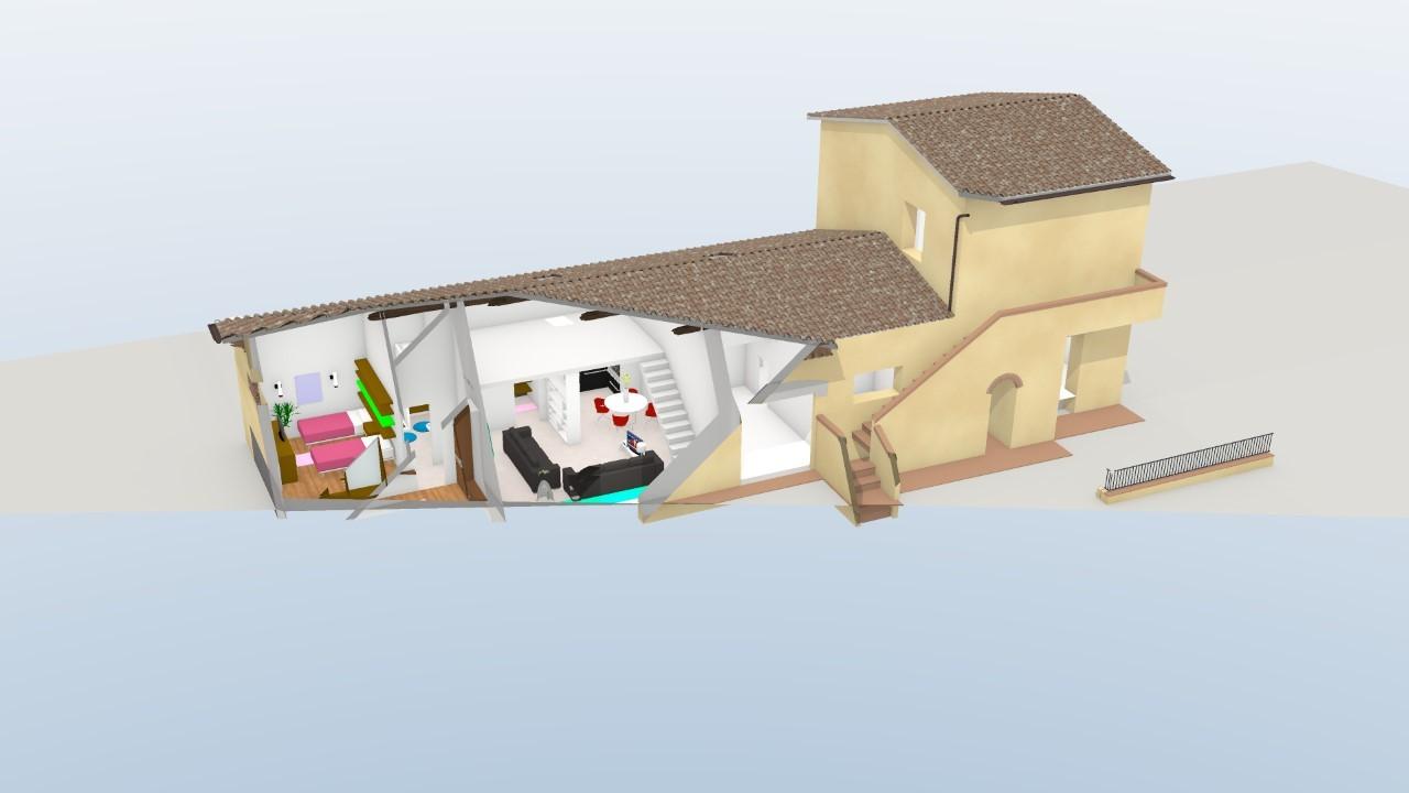 Rustico con giardino, Poggibonsi lecchi di staggia