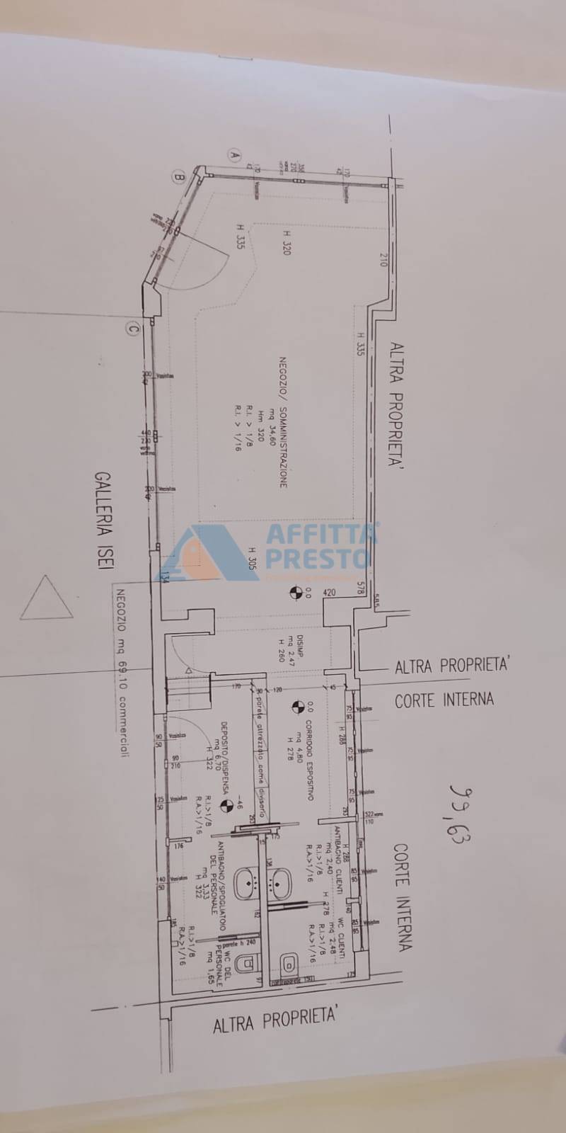 Fondo Commerciale in affitto a Cesena, CENTRO STORICO