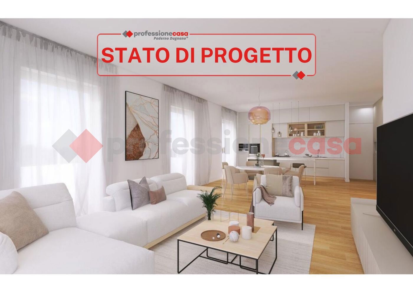 Appartamento con box a Cusano Milanino
