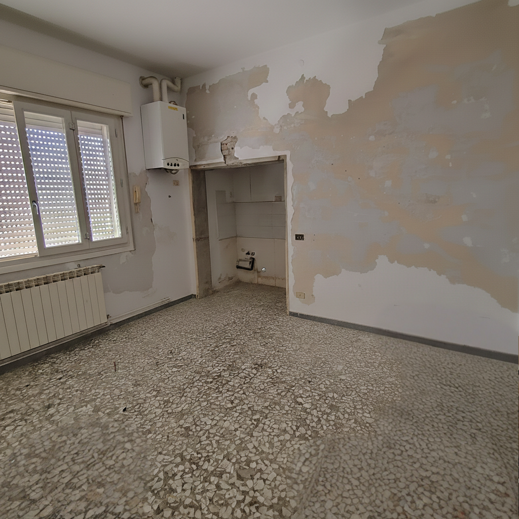 Trilocale con box a Adria