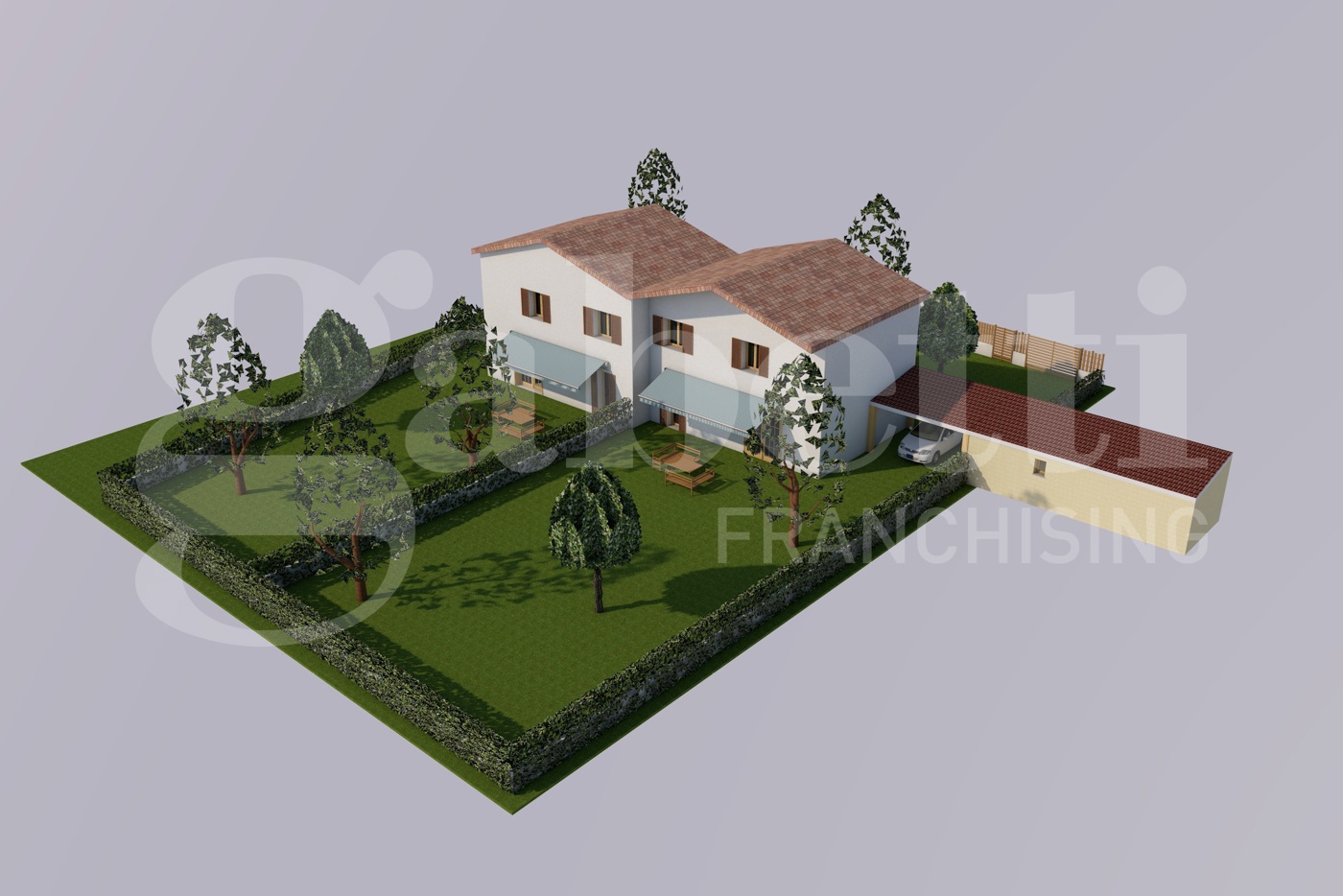 Villa Bifamiliare con giardino a Adria
