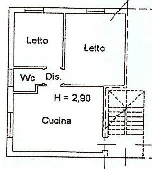 Trilocale arredato in affitto a Adria
