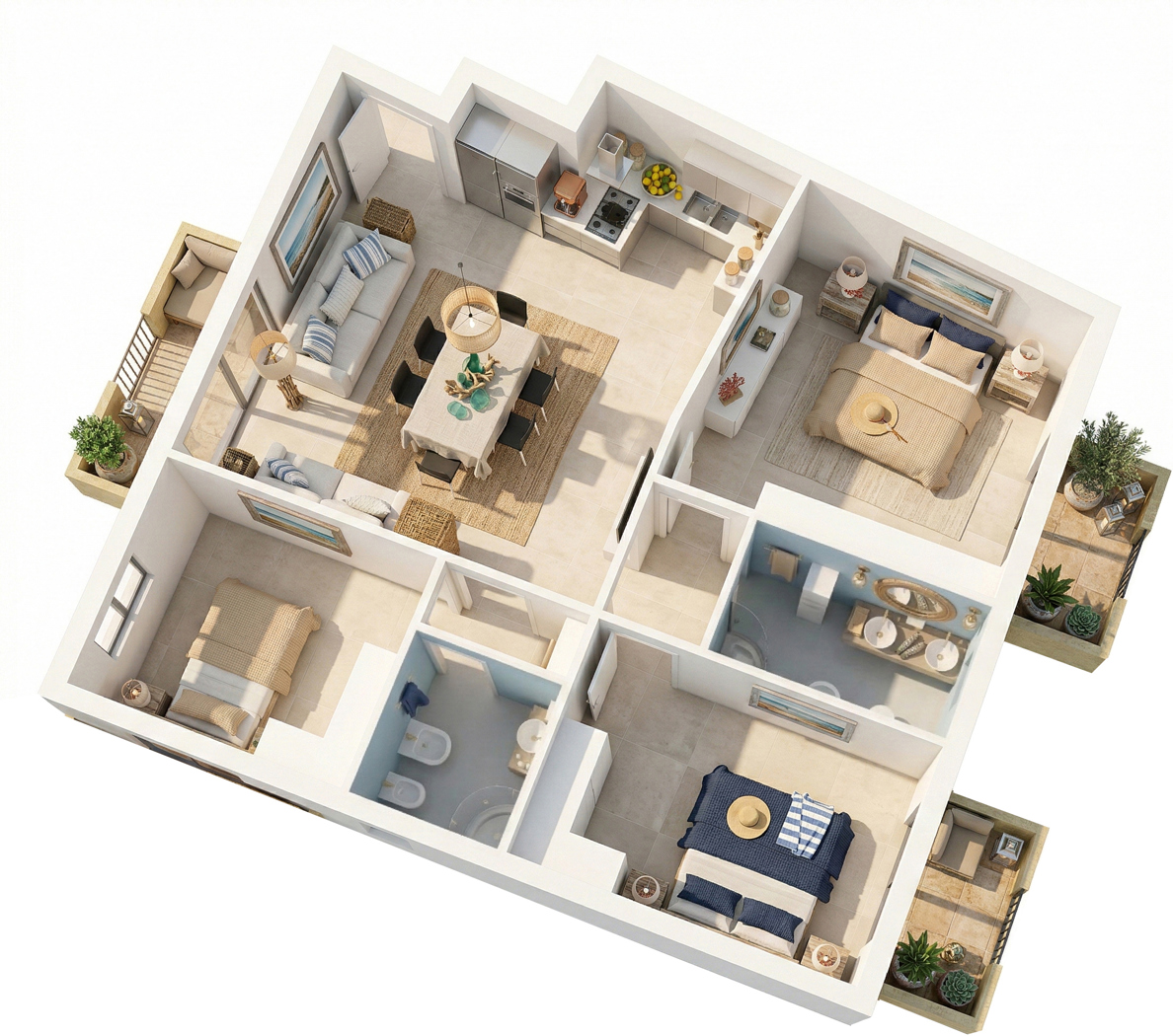 Quadrilocale nuovo a Gaeta