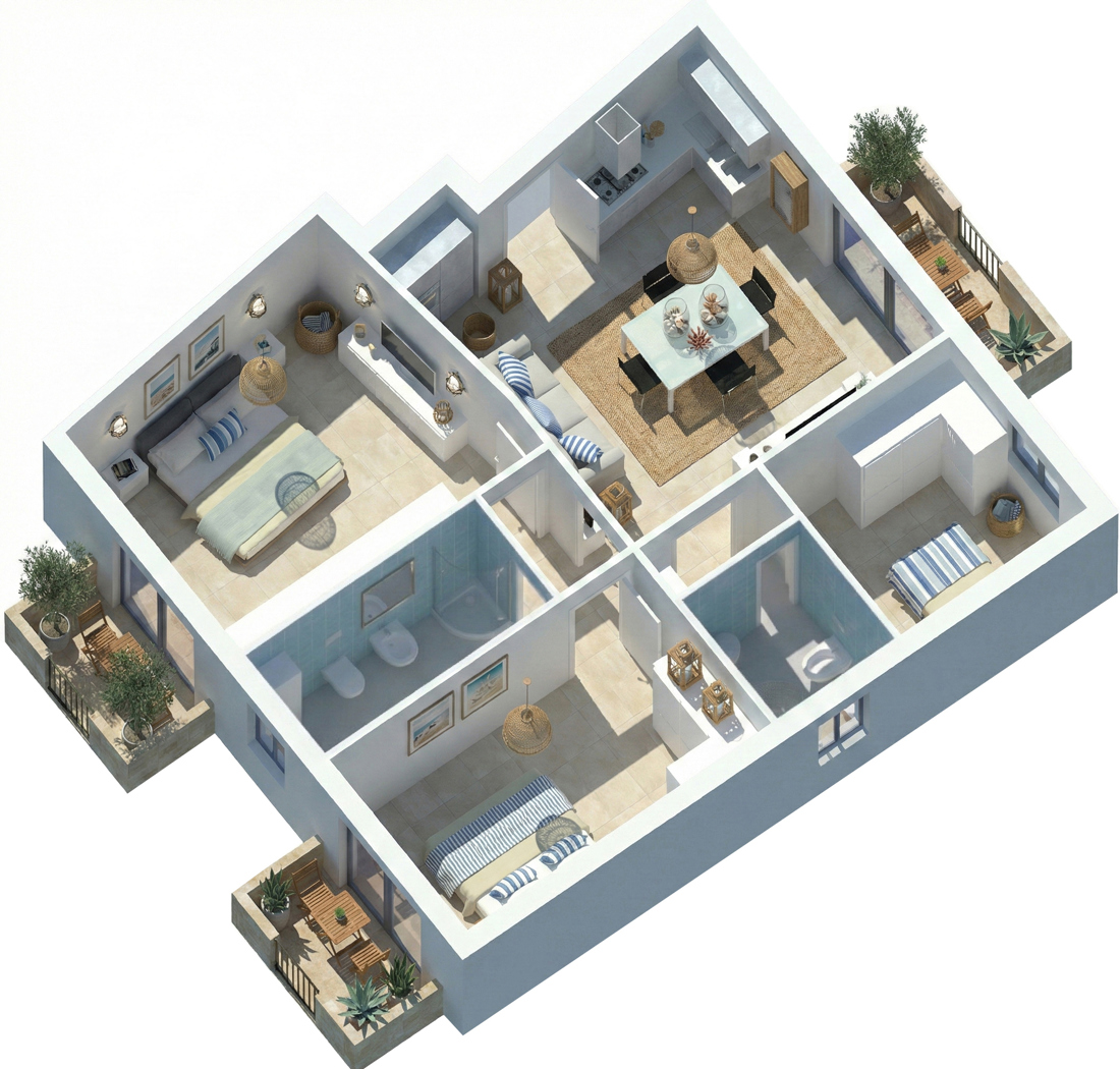 Quadrilocale nuovo a Gaeta