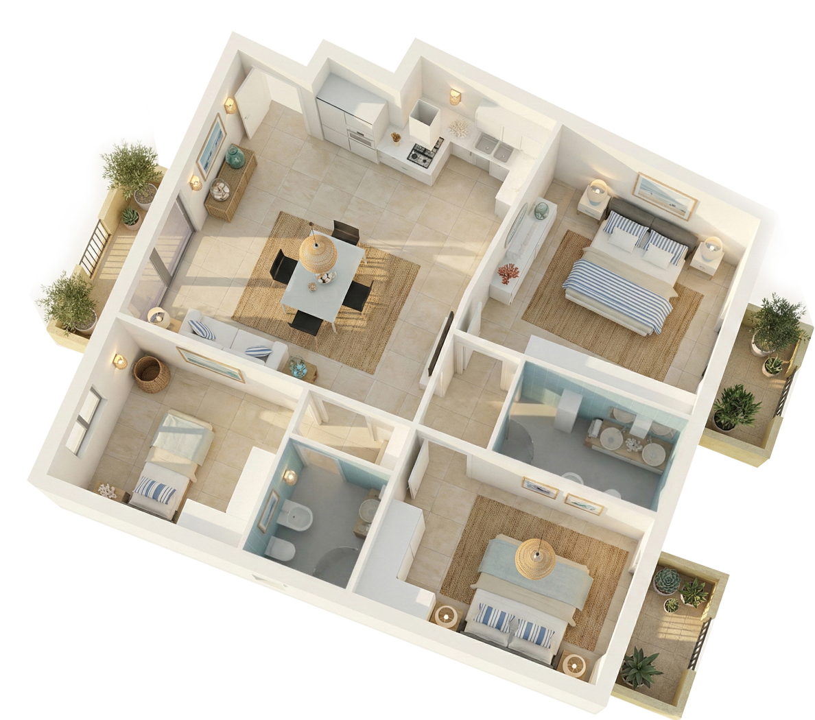 Quadrilocale nuovo a Gaeta