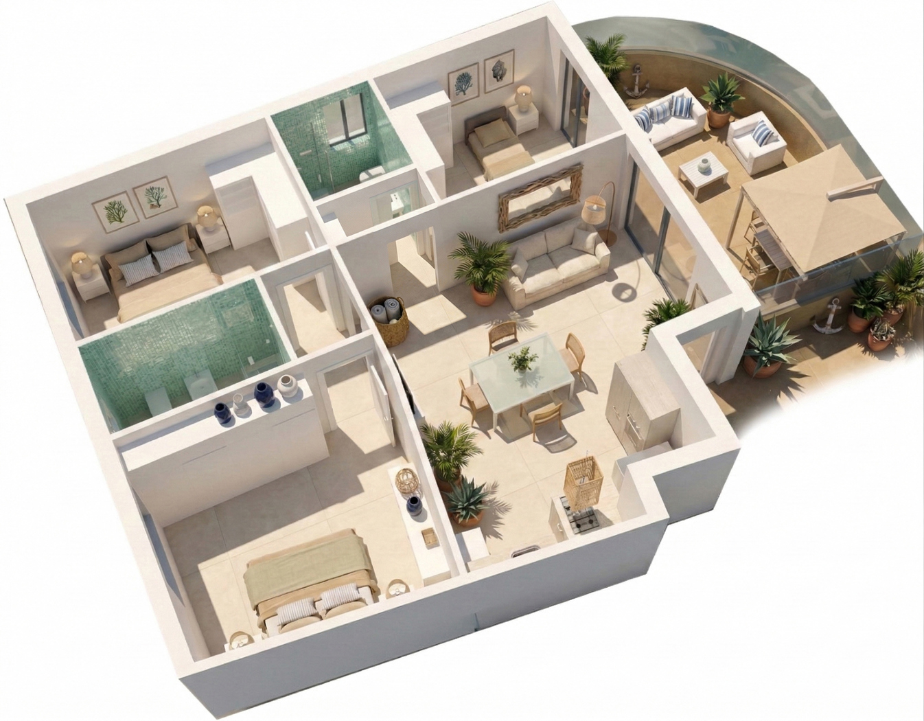 Quadrilocale nuovo a Gaeta