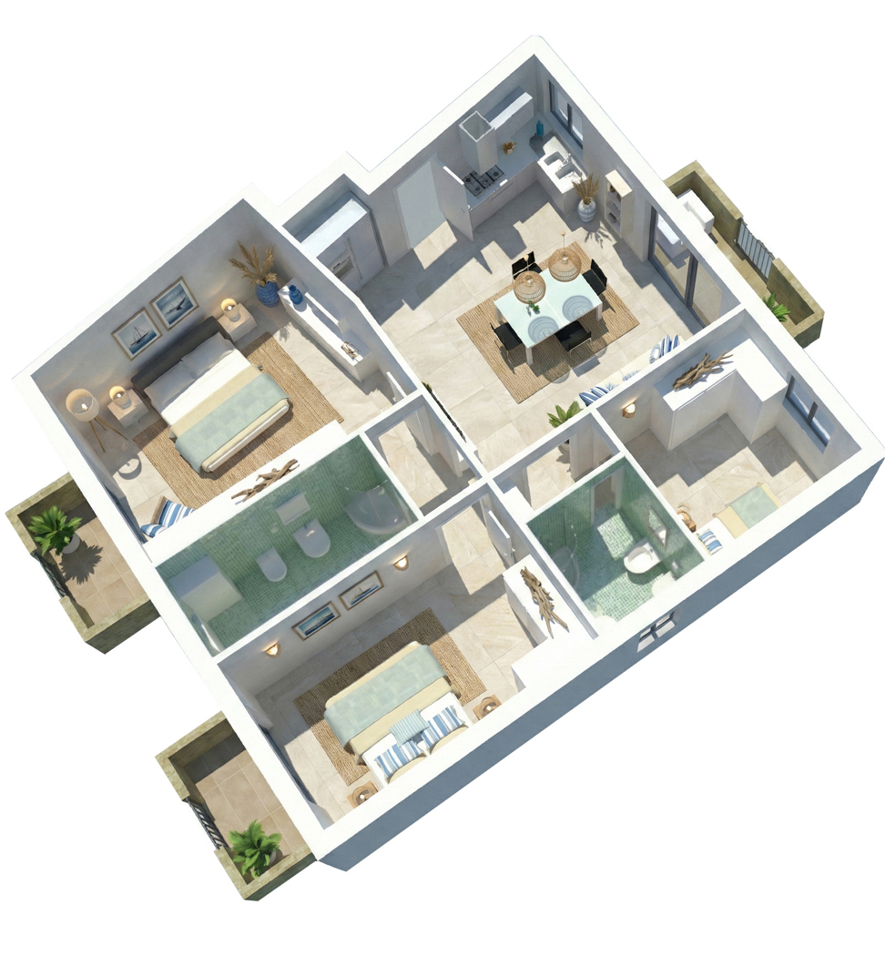 Quadrilocale nuovo a Gaeta