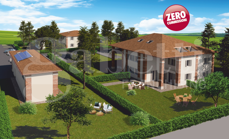 Villa Bifamiliare con giardino a San Giorgio di Piano