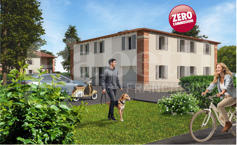 Villa Bifamiliare con giardino a San Giorgio di Piano
