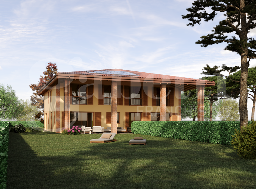 Villa Bifamiliare con giardino a Castel Maggiore