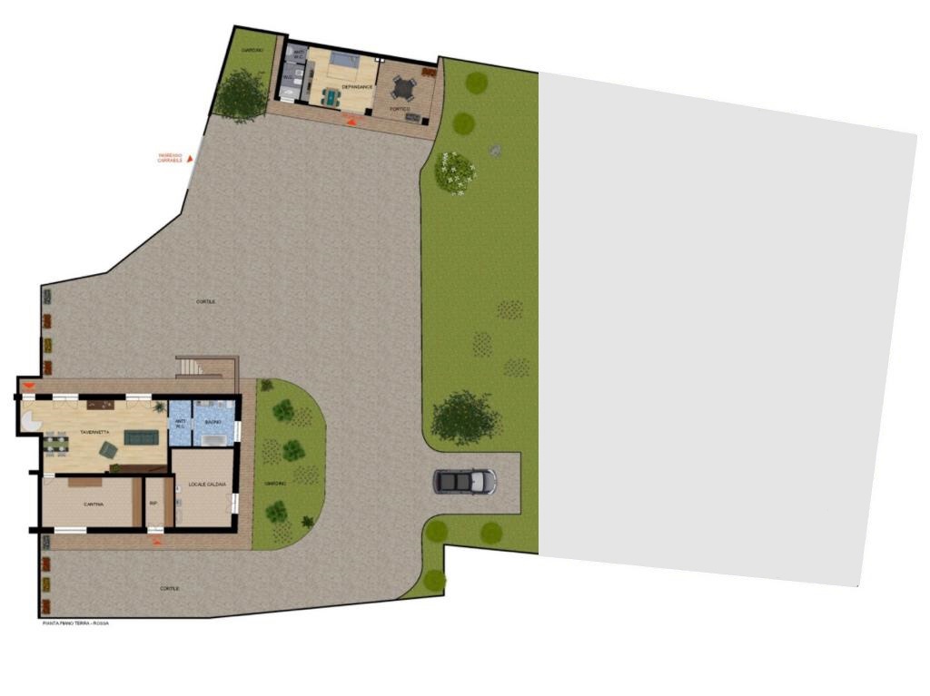 Villa Bifamiliare con giardino a Revello