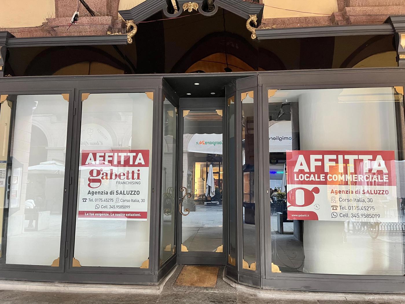 Negozio ristrutturato a Saluzzo