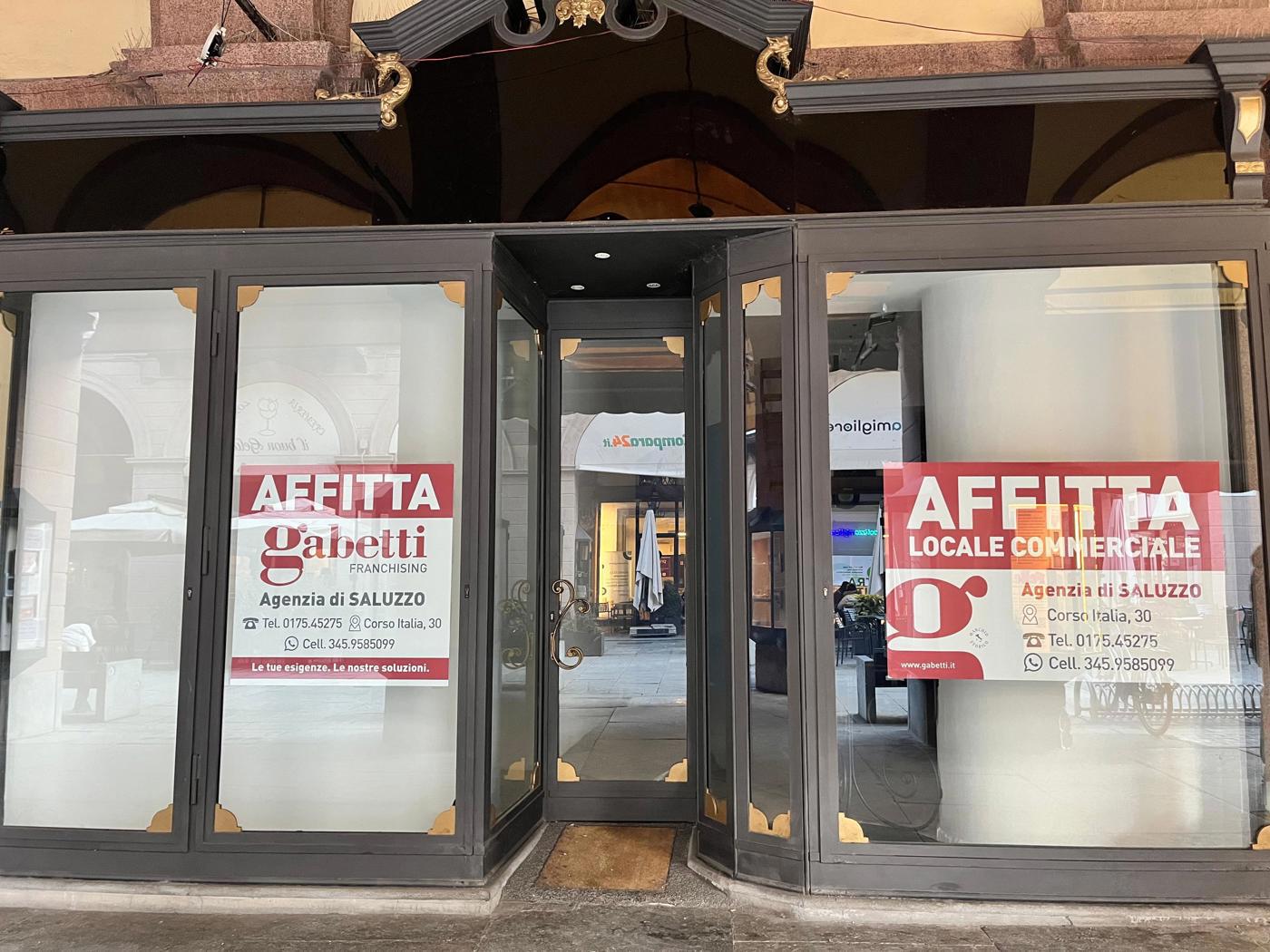 Negozio ristrutturato a Saluzzo
