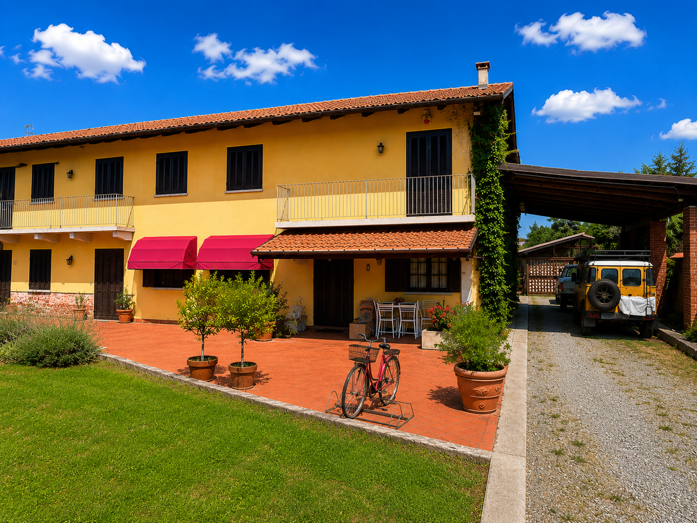 Appartamento con giardino a Saluzzo