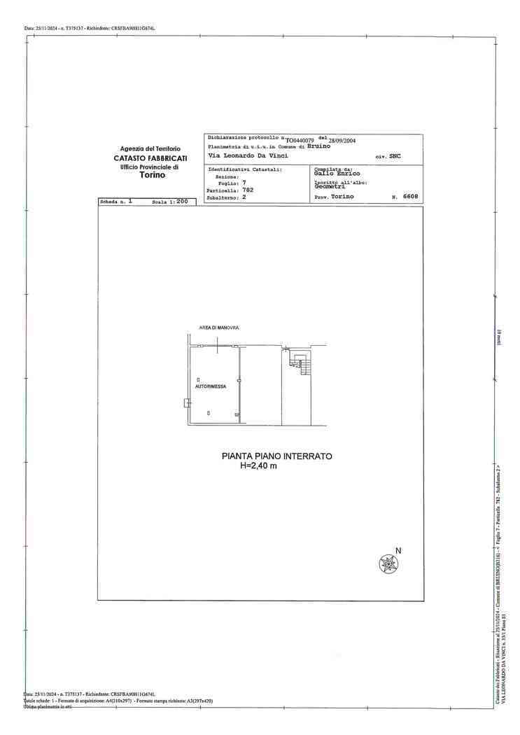 Appartamento con giardino a Bruino