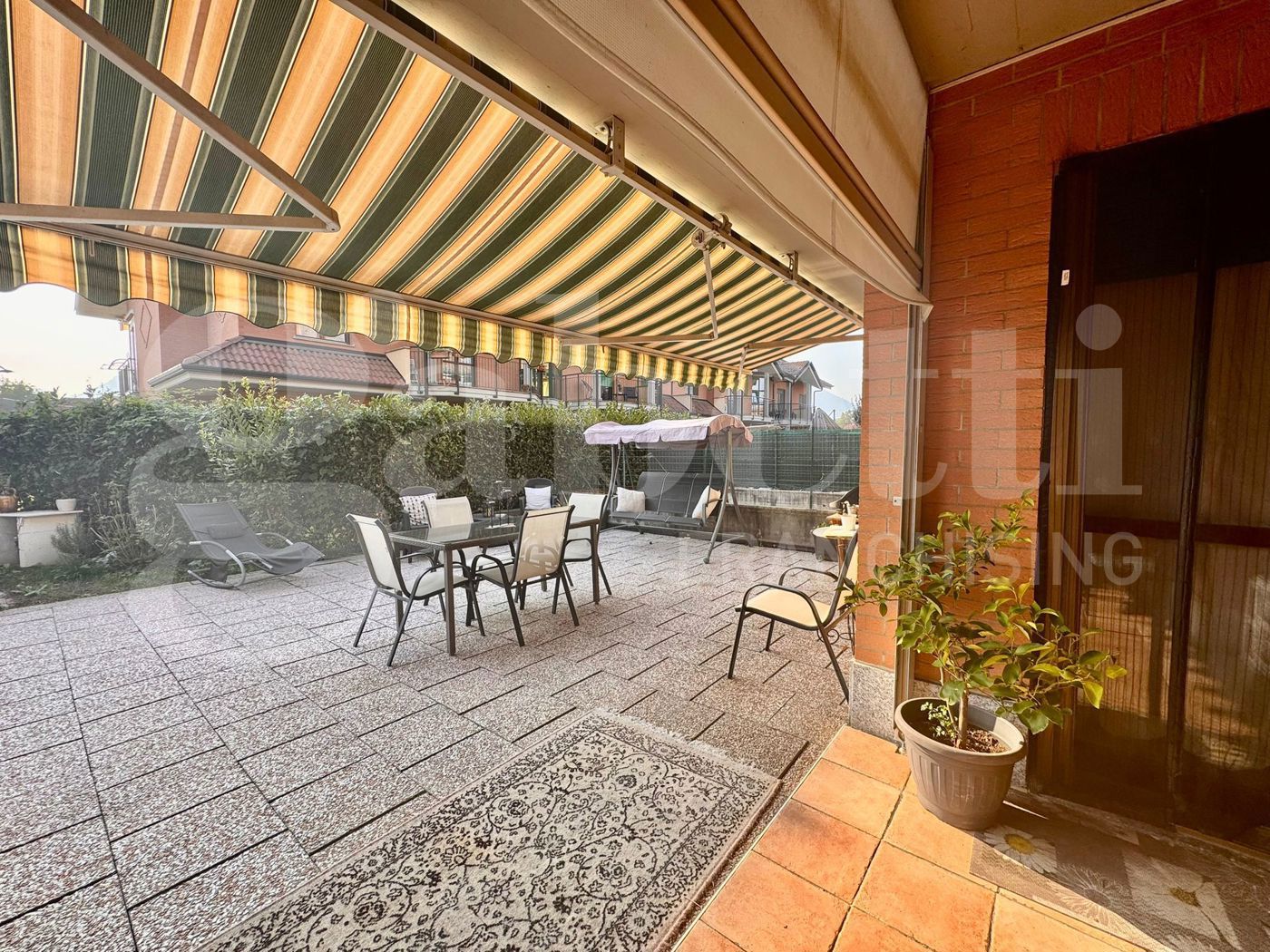 Trilocale con giardino a Bruino