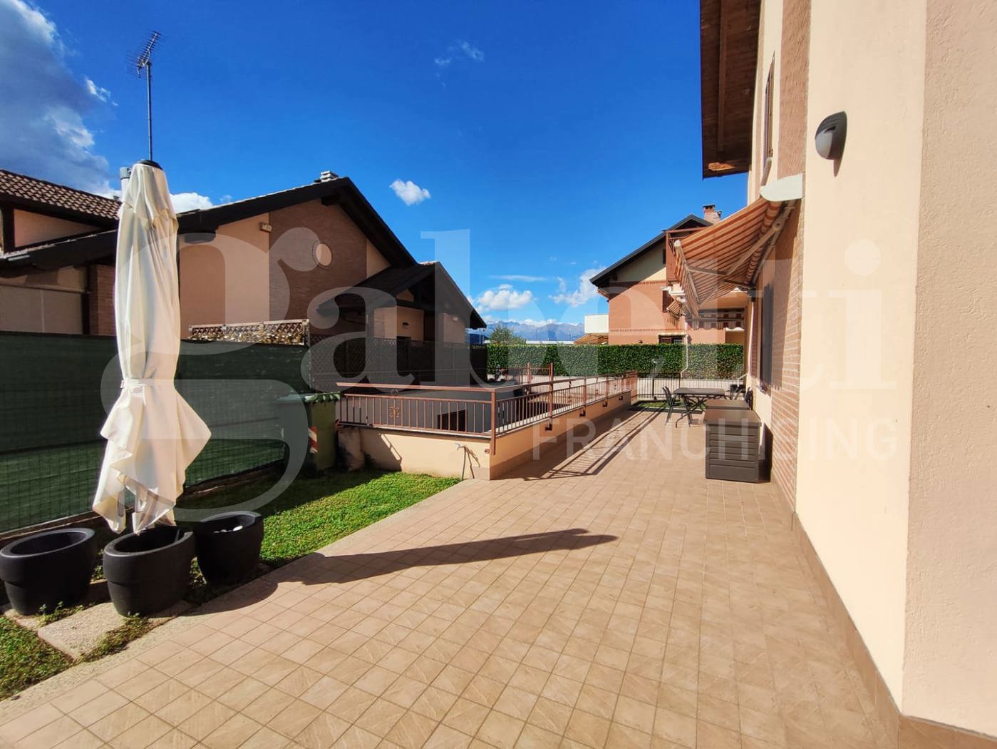 Quadrilocale con giardino a Bruino