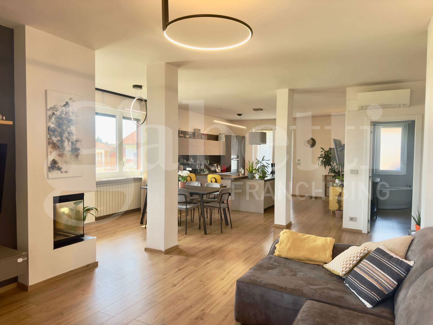 Appartamento con giardino a Bruino