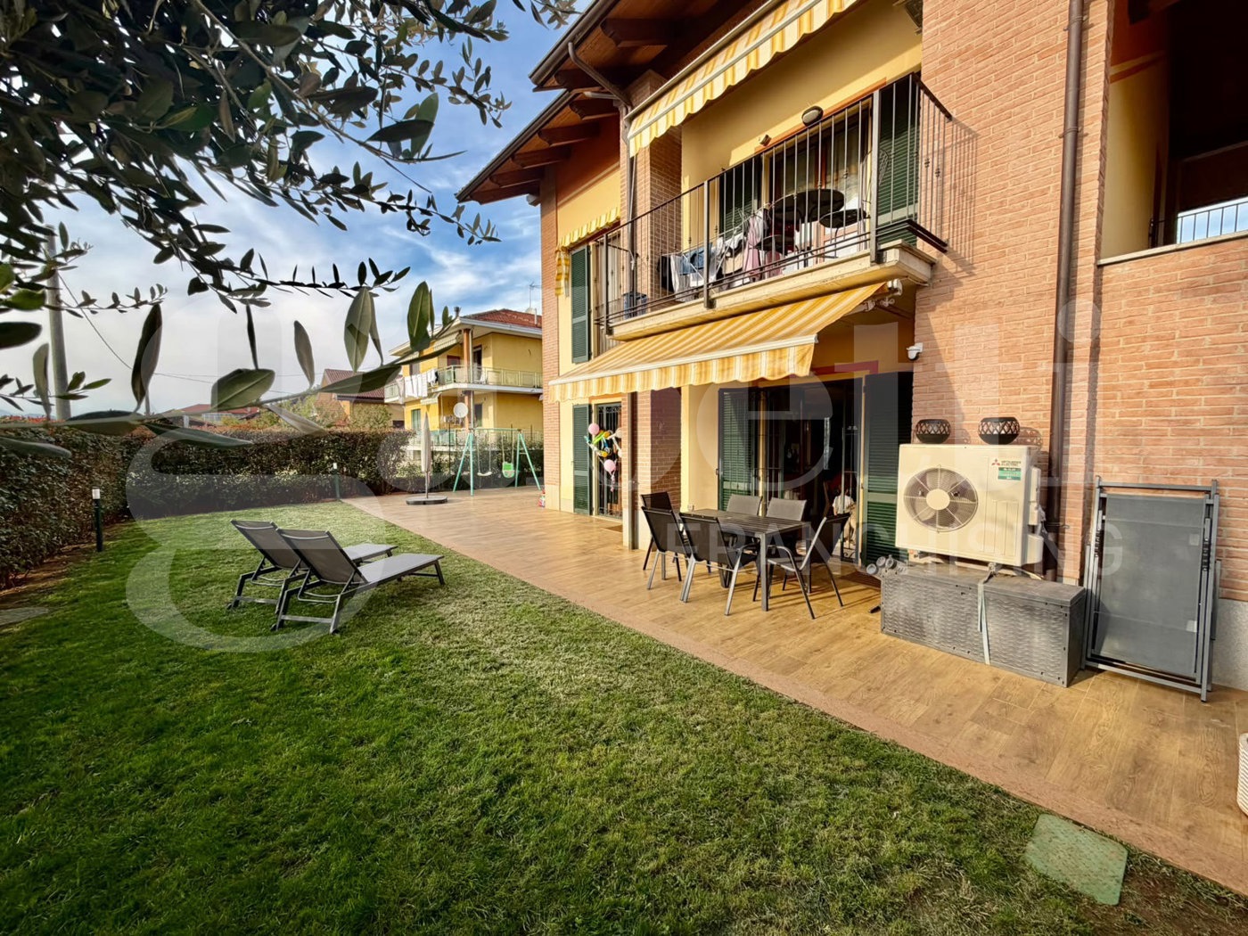 Quadrilocale con giardino a Piossasco