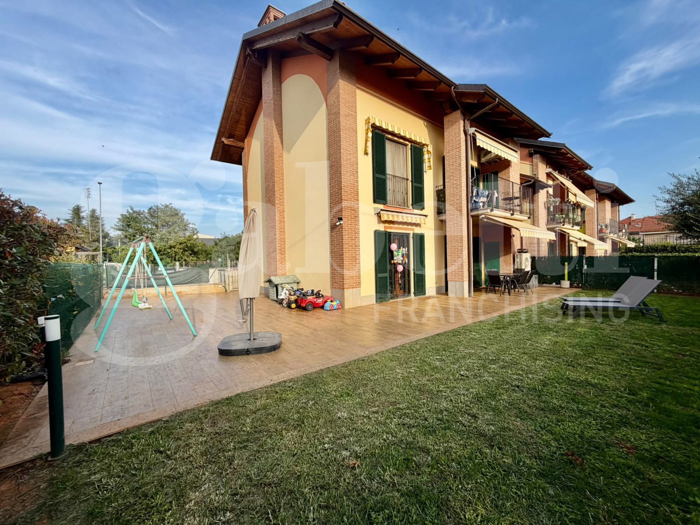 Quadrilocale con giardino a Piossasco