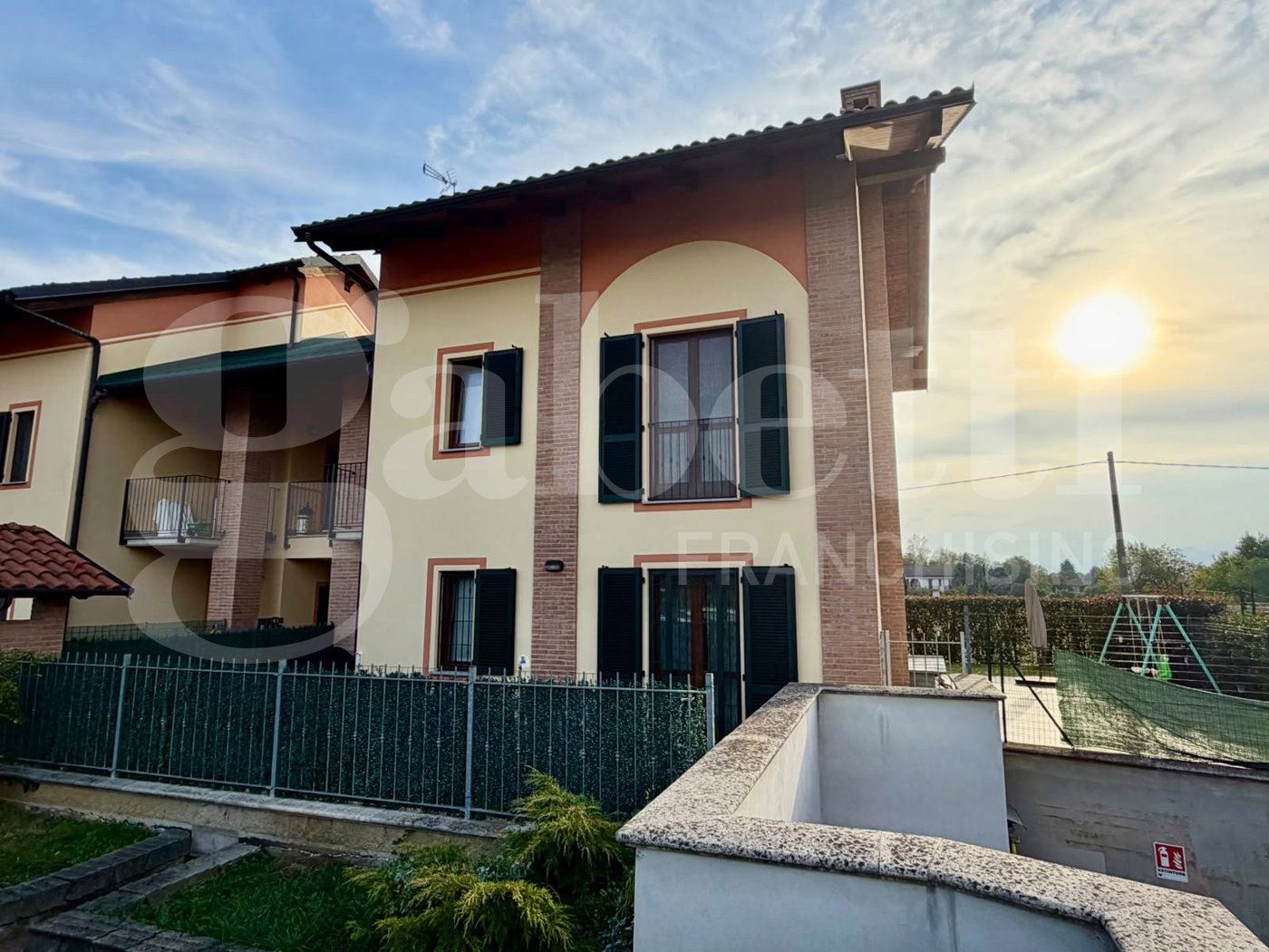 Quadrilocale con giardino a Piossasco