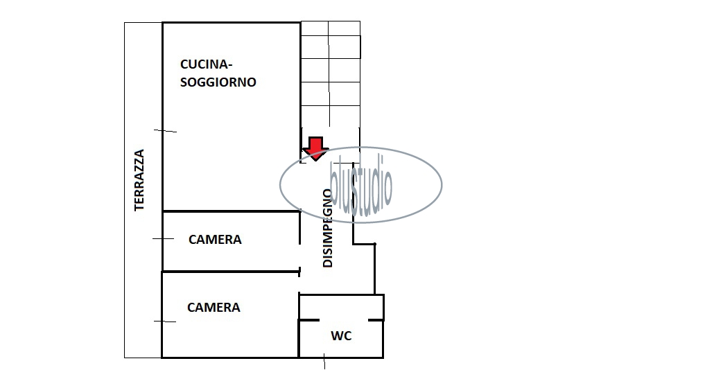 Trilocale con terrazzo in piazza walter tobagi, Reggello