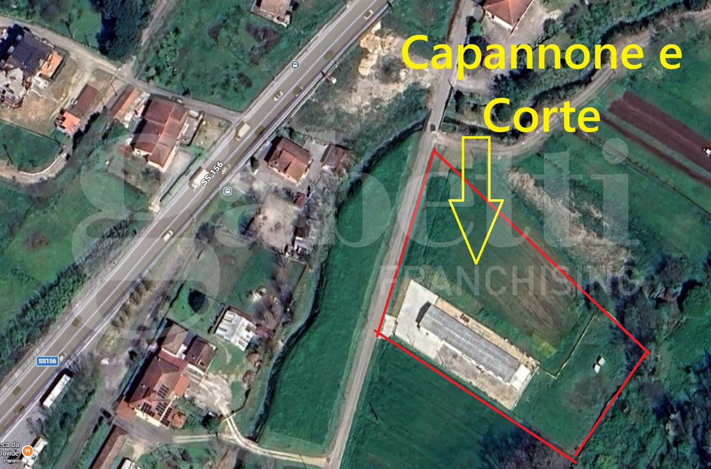 Capannone con box doppio a Patrica